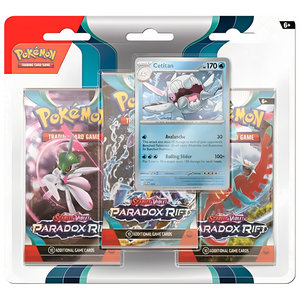 Pokémon Scarlet & Violet: Paradox Rift 3-Pack Blister (Cetitan) (ENG)