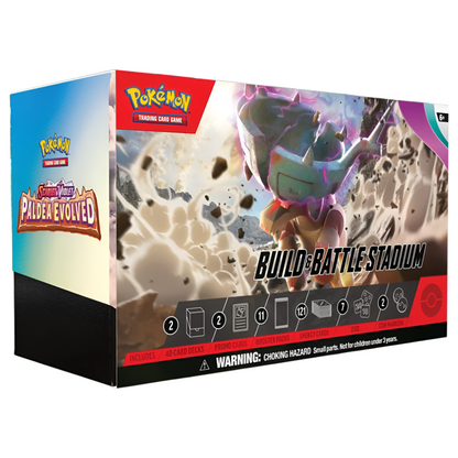 Pokémon Scarlet &amp; Violet: Paldea Evolved Build &amp; Battle Stadium (11 Pack) (ENG)