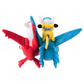 Pokemon Center Fukuoka R: Latias &amp; Latios x Pikachu Plush Toy