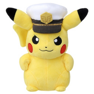 Pokémon Center: Captain Pikachu Plush Toy