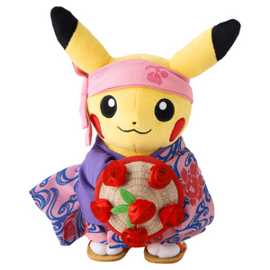 Pokémon Center Tohoku R: Hanagasa Festival Play Pikachu Plush Toy