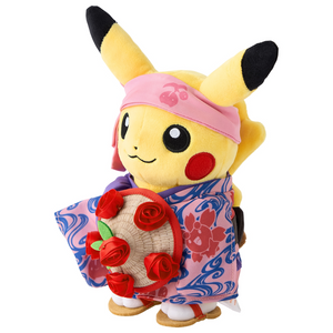 Pokémon Center Tohoku R: Hanagasa Festival Play Pikachu Plush Toy