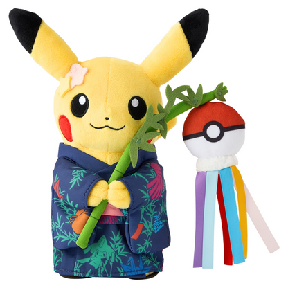 Pokémon Center Tohoku R: Tanabata Festival Play Pikachu Plush Toy