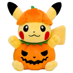 Pokémon Center: Halloween Pumpkin Pikachu Plush Toy