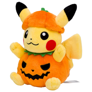 Pokémon Center: Halloween Pumpkin Pikachu Plush Toy