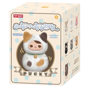 POP MART: PUCKY Roly-Poly Kitty Series Vinyl Plush Blind Box