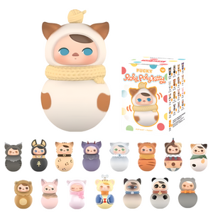 POP MART: PUCKY Roly-Poly Kitty Action Figures Series Blind Box
