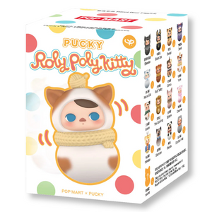 POP MART: PUCKY Roly-Poly Kitty Action Figures Series Blind Box