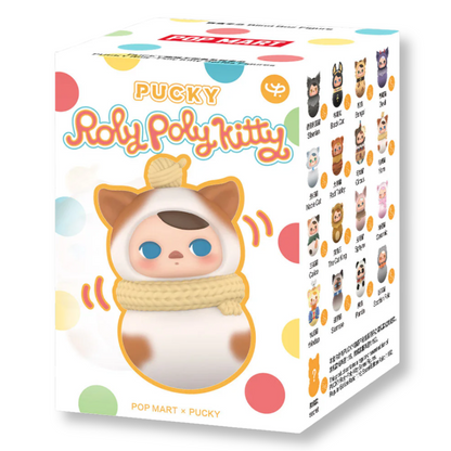 POP MART: PUCKY Roly-Poly Kitty Action Figures Series Blind Box