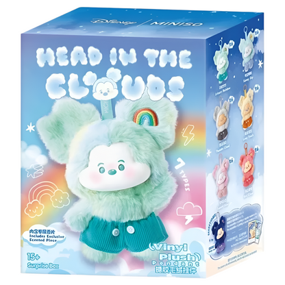 MINISO: DISNEY Mickey Head In Clouds Vinyl Plush Pendant Blind Box
