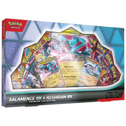 Pokémon Scarlet &amp; Violet: Salamence ex &amp; Reshiram ex Premium Collection Box (10 Pack) (ENG)