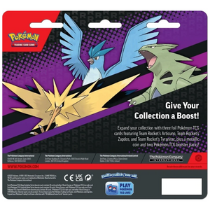 Pokémon Sword & Shield: Enhanced 2‑Pack Blister (Team Rocket's Articuno, Zapdos och Tyranitar) (ENG)