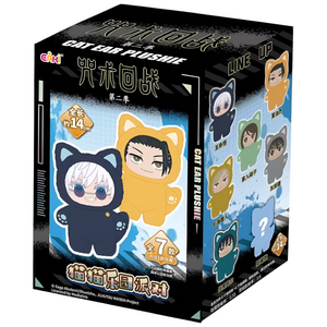 TOP TOY: Jujutsu Kaisen Cat Ear Plushie Series Keychains Blind Box