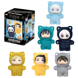 TOP TOY: Jujutsu Kaisen Cat Ear Plushie Series Keychains Blind Box