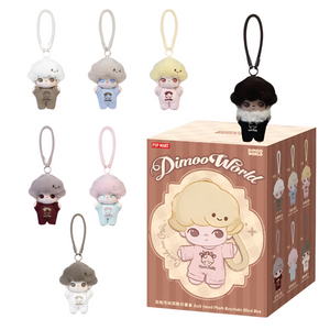 POP MART: DIMOO Crush on Coffee Series Soft-faced Plush Keychain Blind Box