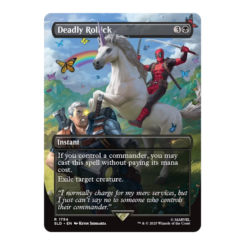 Magic The Gathering: Secret Lair x Marvel's Deadpool Non-foil (5 Cards Magic The Gathering: Secret Lair x Marvel's Deadpool Non-foil (5 Cards