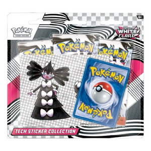 Pokemon Scarlet &amp; Violet: White Flare (Gothitelle) Tech Sticker Collection Blister (3 Pack) (ENG)