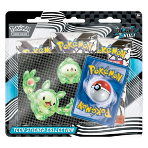 Pokemon Scarlet &amp; Violet: Black Bolt (Reuniclus) Tech Sticker Collection Blister (3 Pack) (ENG)