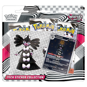 Pokemon Scarlet &amp; Violet: White Flare (Gothitelle) Tech Sticker Collection Blister (3 Pack) (ENG)