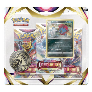 Pokémon Sword & Shield: Lost Origin 3-Pack Blister (Weavile) (ENG)