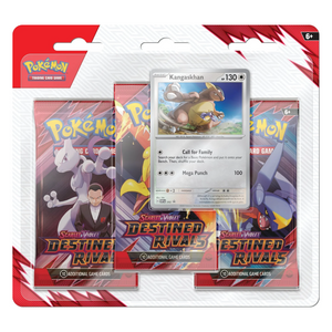 Pokemon Scarlet & Violet: Kangaskhan Destined Rivals Blisters (3 Pack) (ENG)