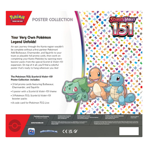 Pokemon Scarlet &amp; Violet: 151 Poster Collection Box (3 Pack) (ENG)