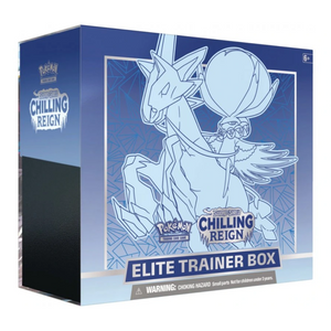 Pokémon Sword &amp; Shield: Chilling Reign – Ice Rider Calyrex (ETB) Elite Trainer Box (8 Pack) (ENG)