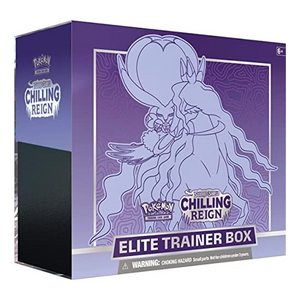 Pokémon Sword &amp; Shield: Chilling Reign – Shadow Rider Calyrex (ETB) Elite Trainer Box (8 Pack) (ENG)
