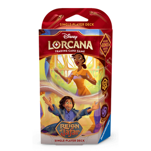 Disney Lorcana: Reign of Jafar – Amber & Amethyst (Tiana & Bruno) Starter Deck (60 Cards) (ENG)