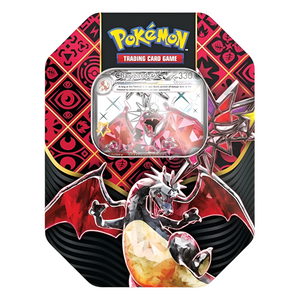 Pokémon Scarlet & Violet: Paldean Fates Tin - Shiny Charizard Ex (5 Pack) (ENG)