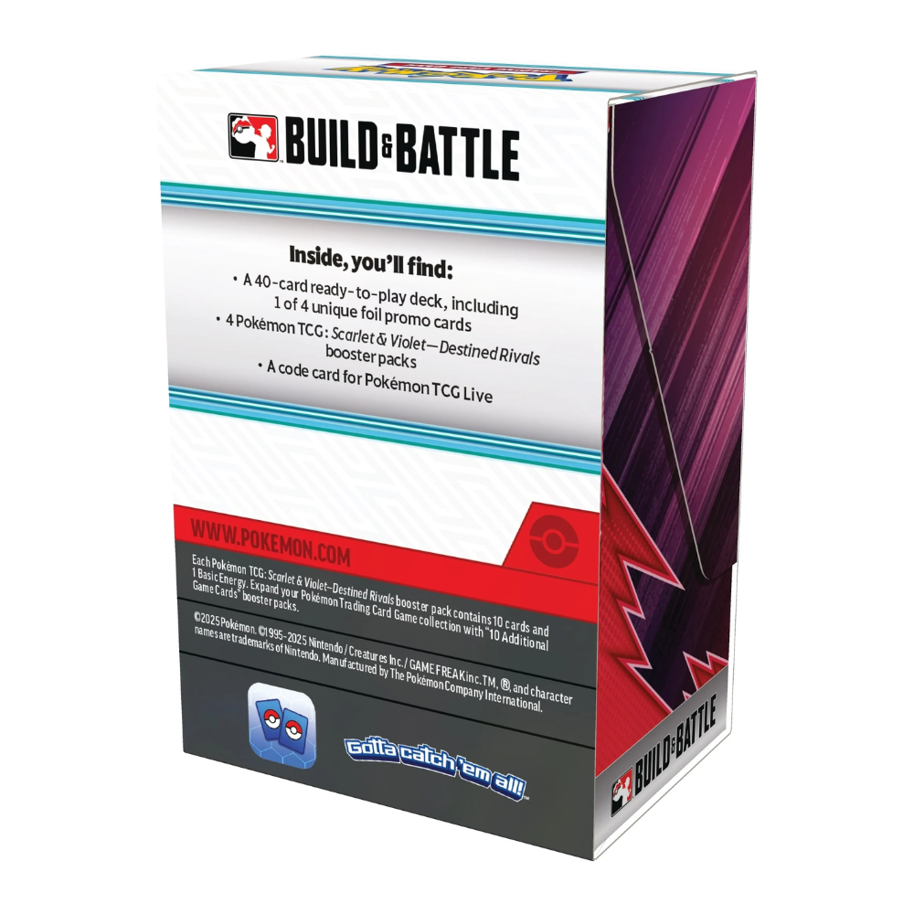 Destined Rivals 4パック Pokemon Scarlet & Violet: Destined Rivals Build and Battle Box (4