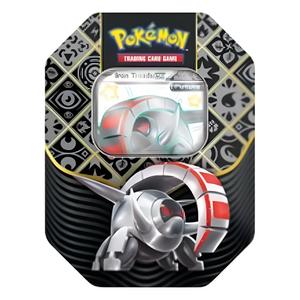 Pokémon Scarlet &amp; Violet: Paldean Fates Tin - Shiny Iron Treads Ex (5 Pack) (ENG)