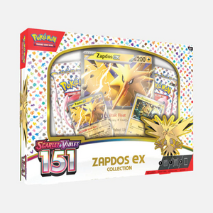Pokemon Scarlet &amp; Violet: 151 Zapdos EX Collection Box (4 Pack) (ENG)