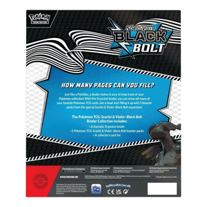 Pokémon Scarlet &amp; Violet: Black Bolt Binder Collection Box (5 Pack) (ENG)