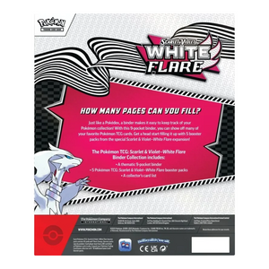 Pokemon Scarlet &amp; Violet: White Flare Binder Collection Box (5 Pack) (ENG)