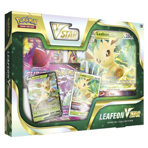 Pokémon Sword &amp; Shield: Leafeon VSTAR Special Collection Box (5 Pack) (ENG)