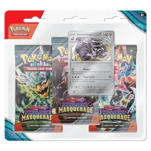 Pokemon Scarlet &amp; Violet: Twilight Masquerade 3-Pack Blister (Revavroom) (ENG)