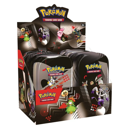 Pokémon Scarlet & Violet: Black Bolt & White Flare – Unova Mini Tin Case (8 Tins) (16 Pack) (ENG)
