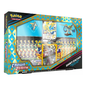 Pokémon Sword &amp; Shield: Crown Zenith – Shiny Zacian Premium Figure Collection Box (11 Pack) (ENG)