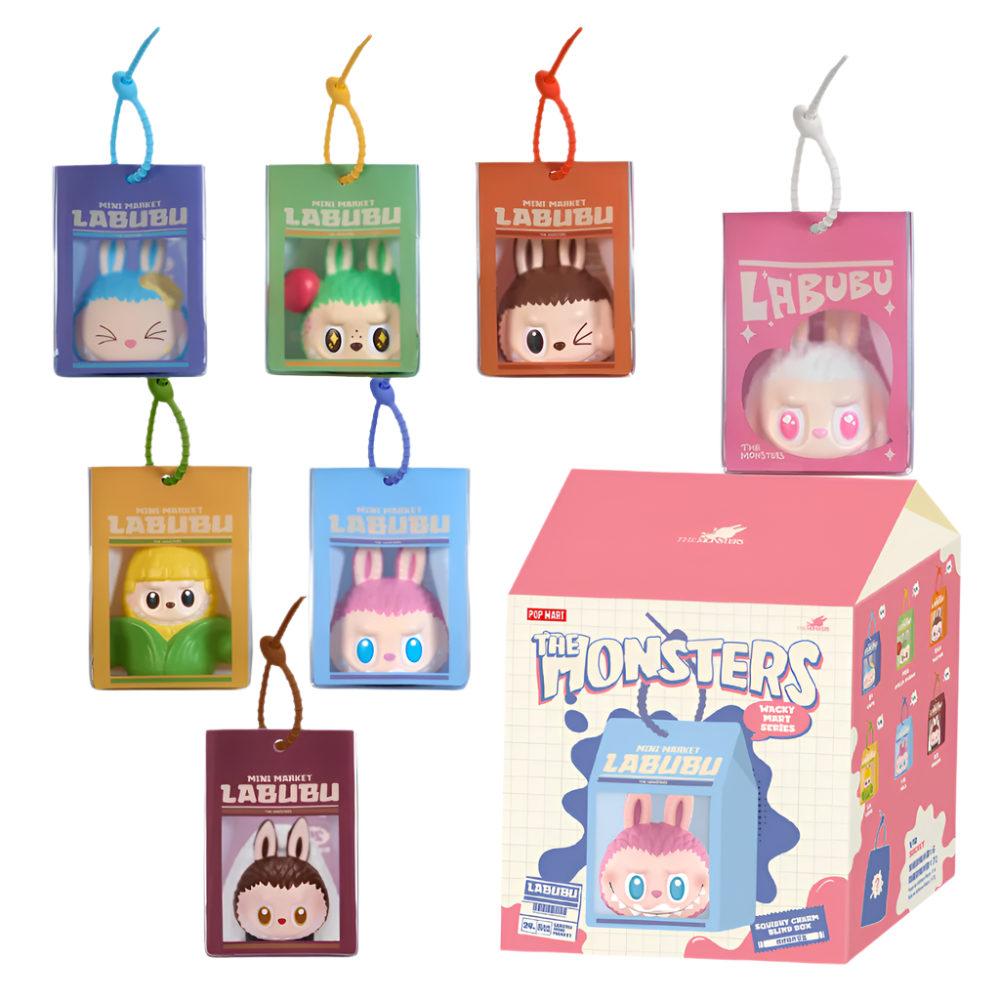 POP MART The Monsters: Wacky Mart Pinch Pendant - Labubu Blind Box (13