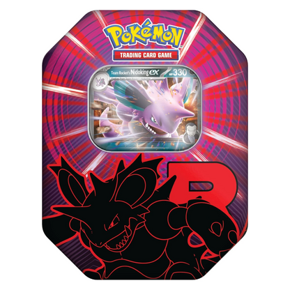Pokemon Scarlet &amp; Violet: Fall Tins 2025 Destined Rivals Nidoking ex (4 Pack)