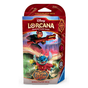 Disney Lorcana: Reign of Jafar – Ruby & Steel (Mulan & Stitch) Starter Deck (60 Cards) (ENG)