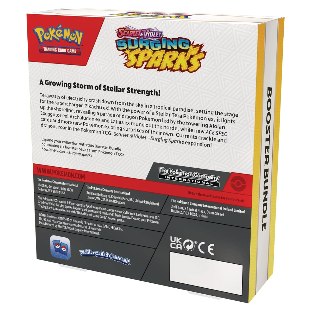 Pokemon Scarlet & Violet: Surging Sparks Booster Bundle (6 Packs) Pokemon Scarlet & Violet: Surging Sparks Booster Bundle (6 Packs)