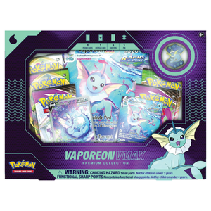 Pokémon Sword & Shield: Vaporeon VMAX Premium Collection Box (6 Pack) (ENG)