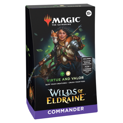 Magic The Gathering: Wilds of Eldraine Virtue and Valor Commander Deck