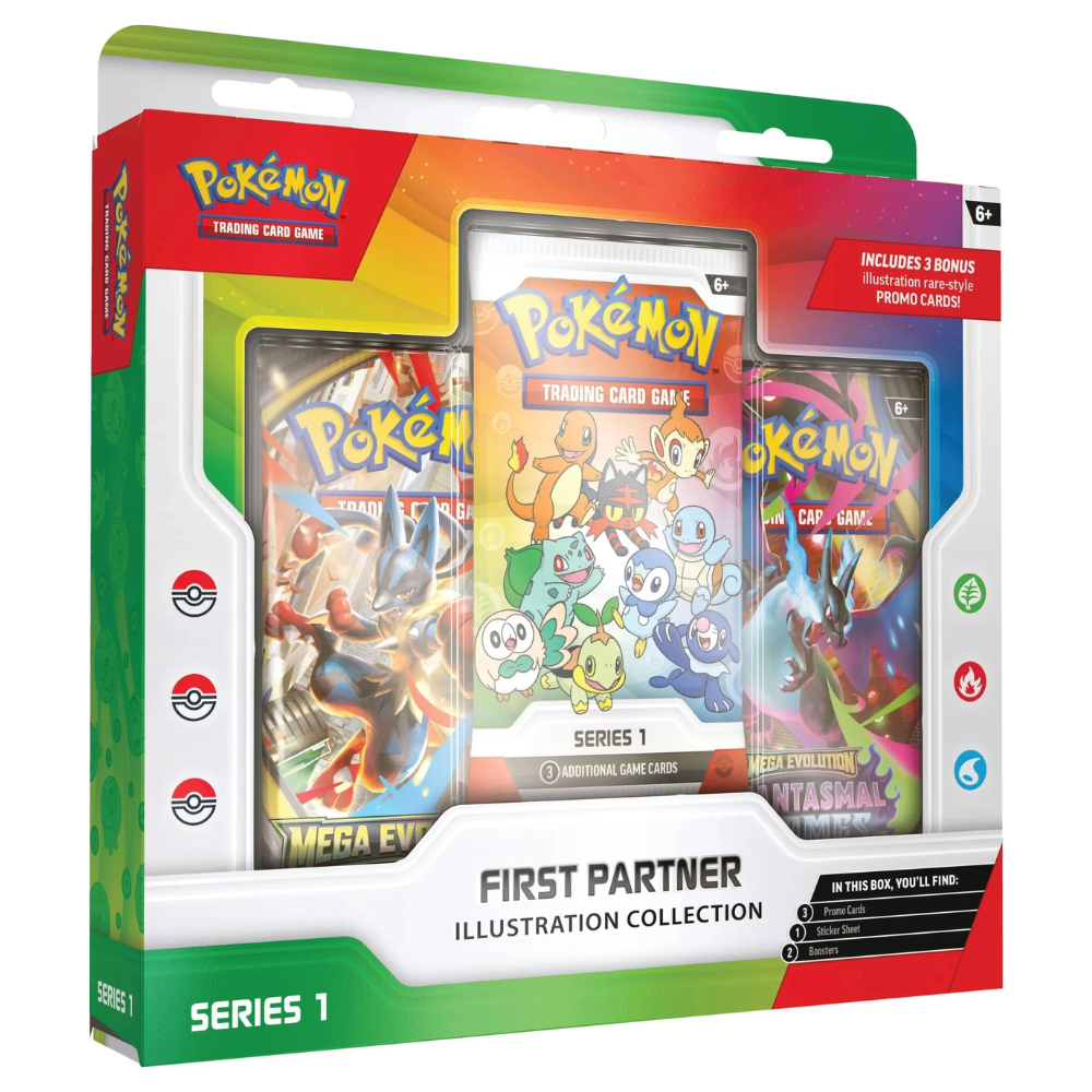 First Patner Pokémon: First Partner Series 1 Illustration Collection Box (ENG)