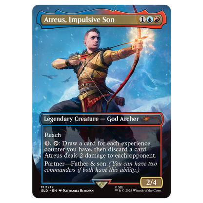 Magic The Gathering: Secret Lair x God of War Norse Non Foil (5 Kort) (ENG)