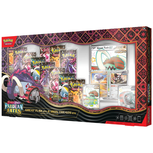 Pokémon Scarlet & Violet: Paldean Fates Great Tusk ex & Iron Treads ex Premium Collection Box (11 Pack) (ENG)