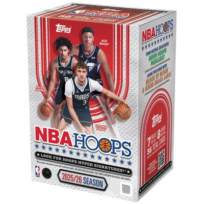 Topps: 2025-2026 NBA Hoops Basketball Value Box (7 Pack)