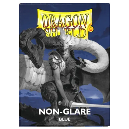 Dragon Shield: Blue Non Glare Standard Size Matte Sleeves (100 ST)